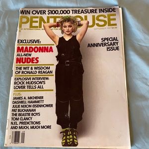 Penthouse magazine. 1987. Madonna nude.